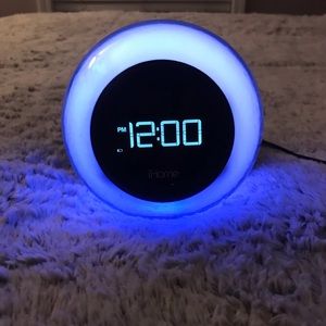 IHome color changing clock